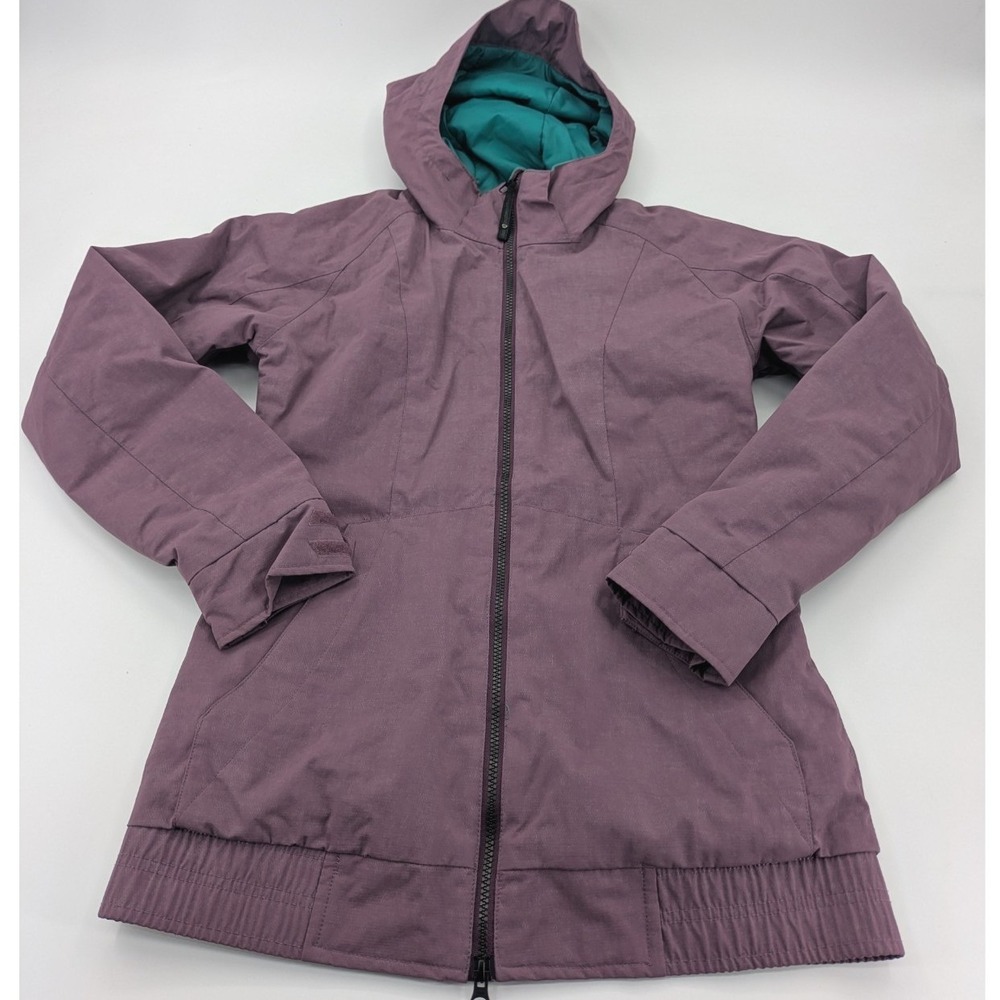 Burton The White Collection Womens Dry Ride Sz Small Purple Ski Snowboard Jacket